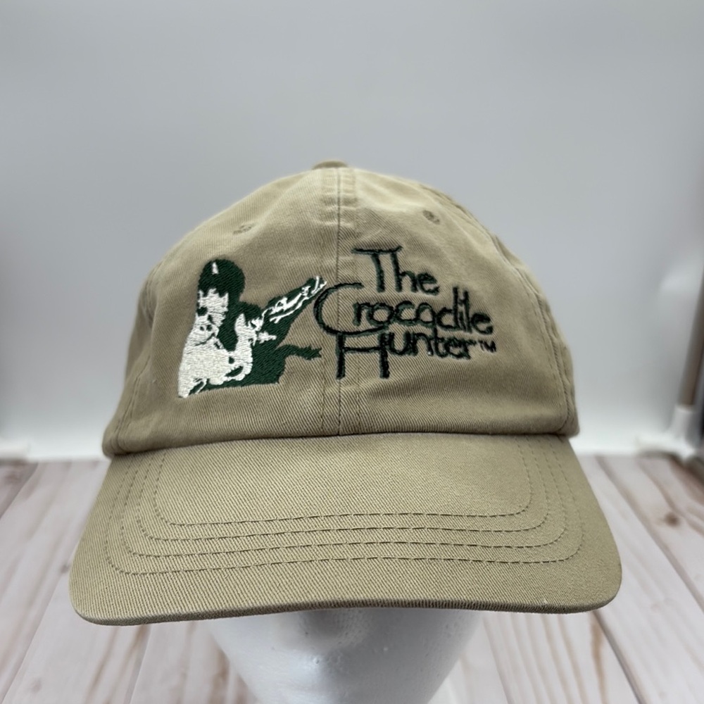 Vintage Crocodile Hunter Tan Cap